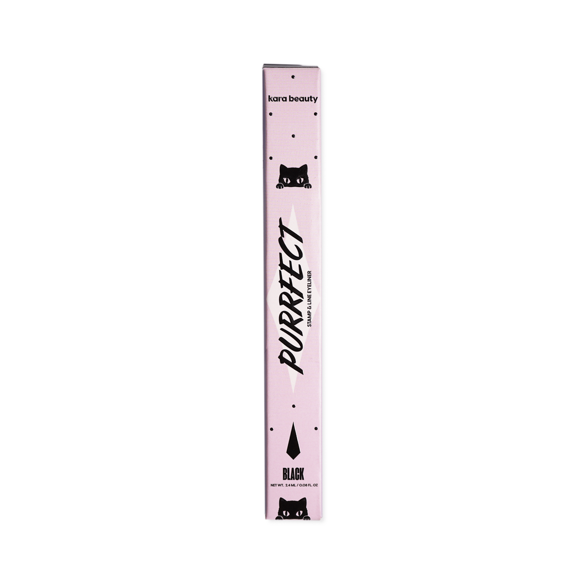 Kara Beauty Purrfect Stamp & Line Eyeliner in Black packaging.