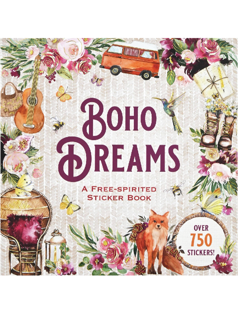Boho Dreams Sticker Book - Foxy’s