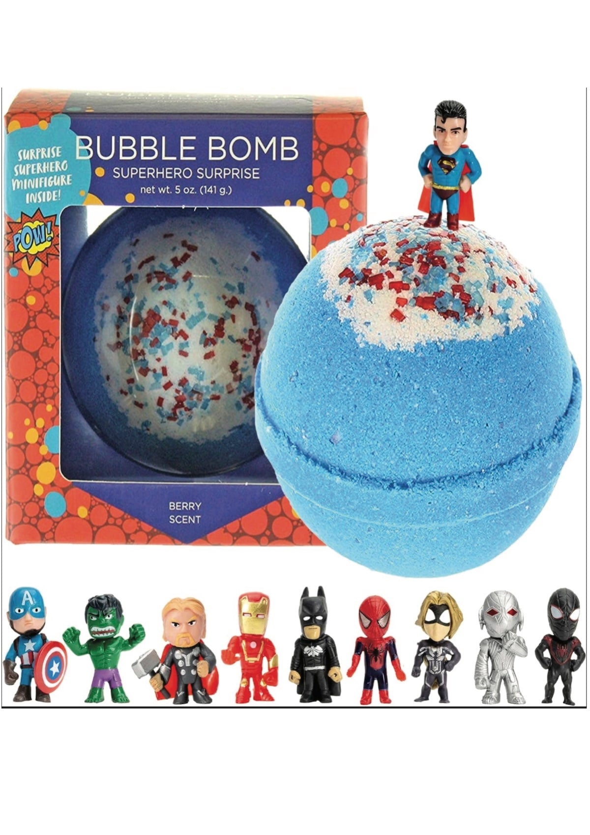 Superhero Bath Bombs for Kids with Surprise Toys Inside - Foxy's Leotards - Foxy’s