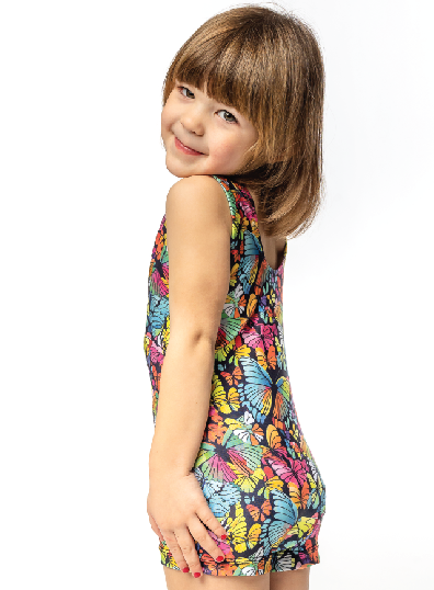 Butterfly Unitard for Girls Gymnastics & Dance - Foxy’s