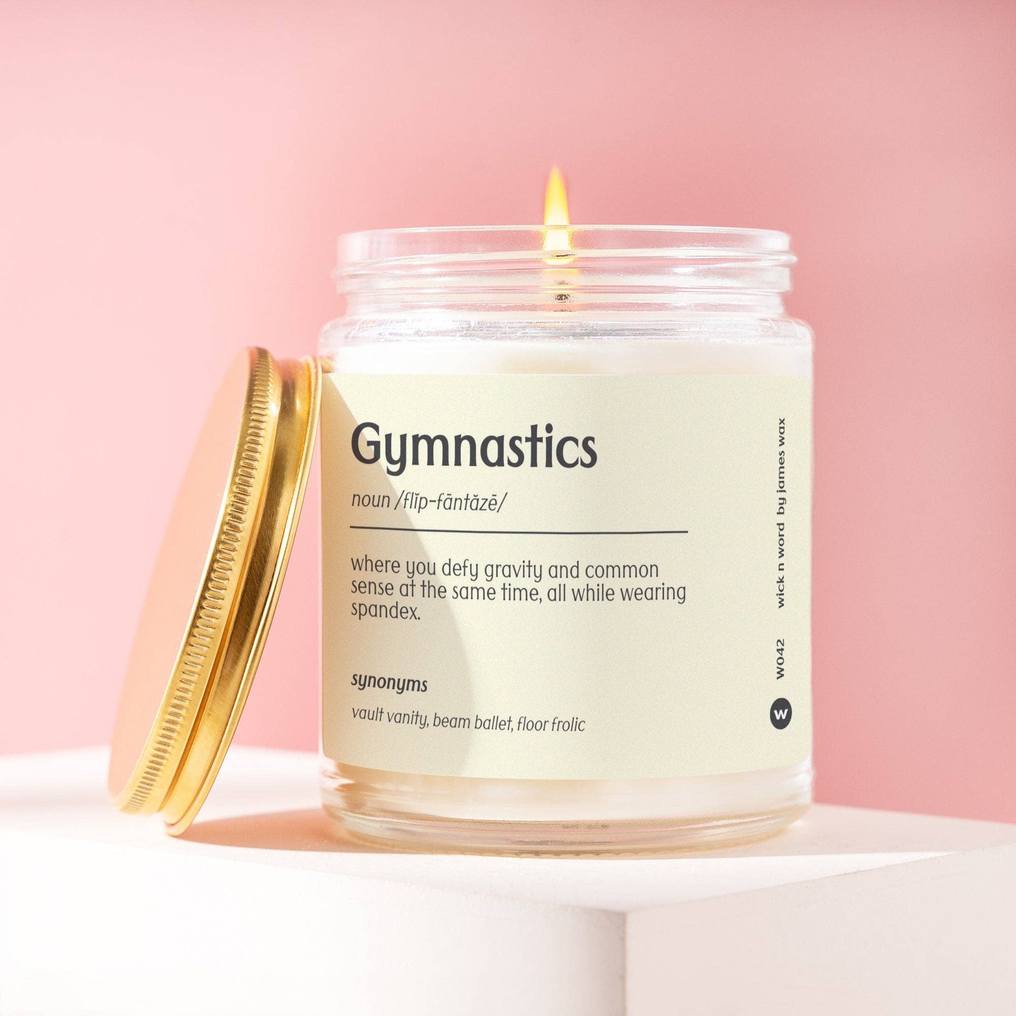 Personalized Gymnastics Gift Gymnastics Definition Candle Gift For Gymnast Best Gymnast Funny Surprise Gift Holiday Gift W042 - Foxy’s