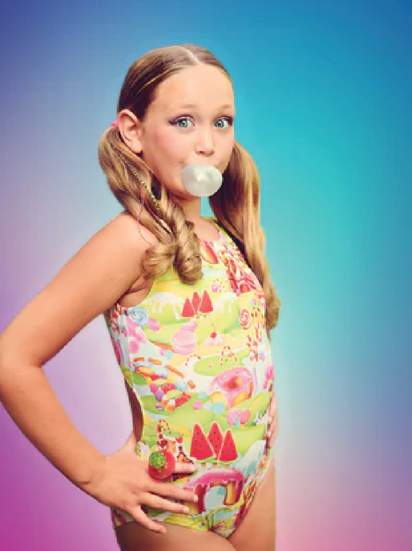 Candyworld Gymnastics Leotard - Fun & Colorful Foxy's Leo - Foxy’s