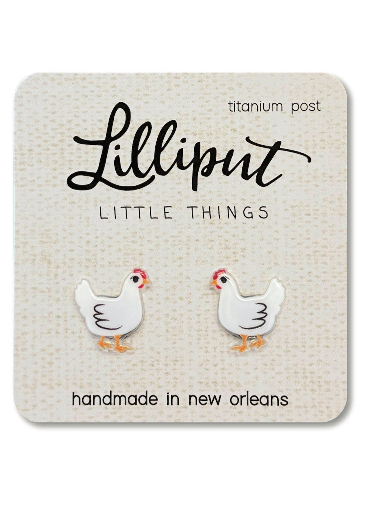 Chicken Earrings // Funny Gift - Foxy’s