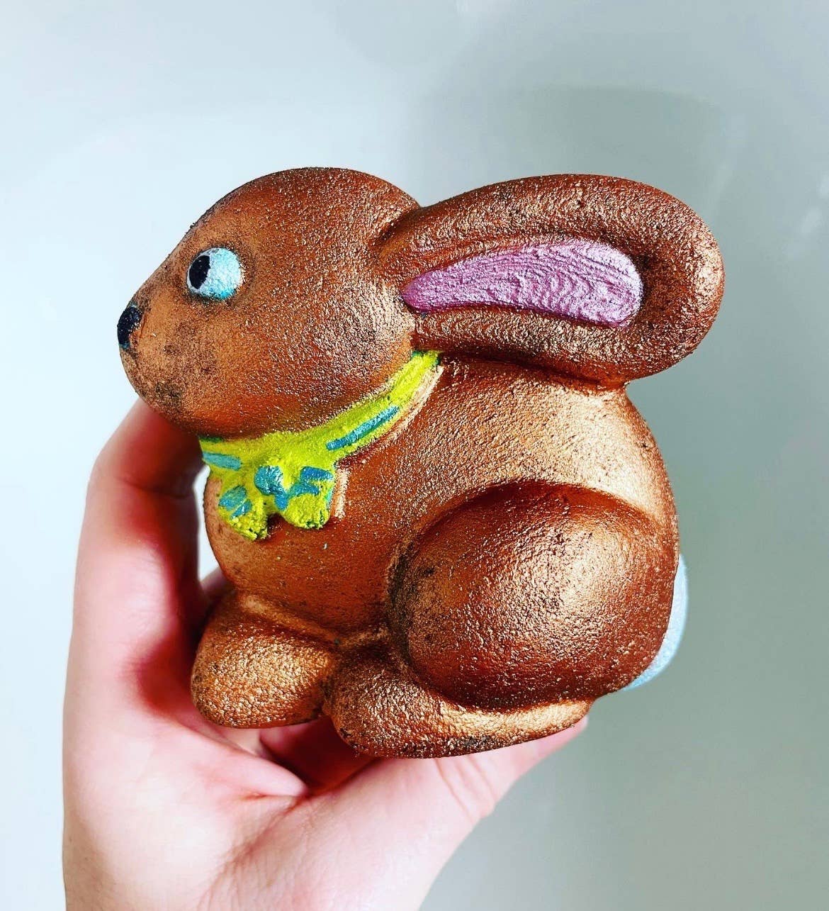 Hop into Sweet Relaxation: Chocolate Bunny Bath Bomb - Foxy's Soakery - Foxy’s
