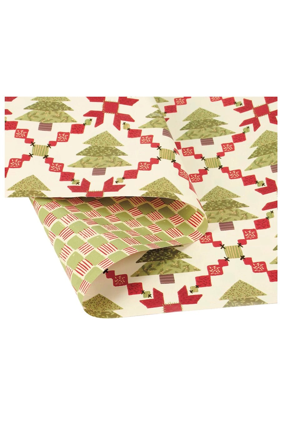 Tree Quilt Gift Wrap - Foxy’s