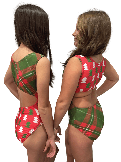 Christmas Classic Gymnastics Leotard | Foxy's Leotards - Choose Your Style! - Foxy’s
