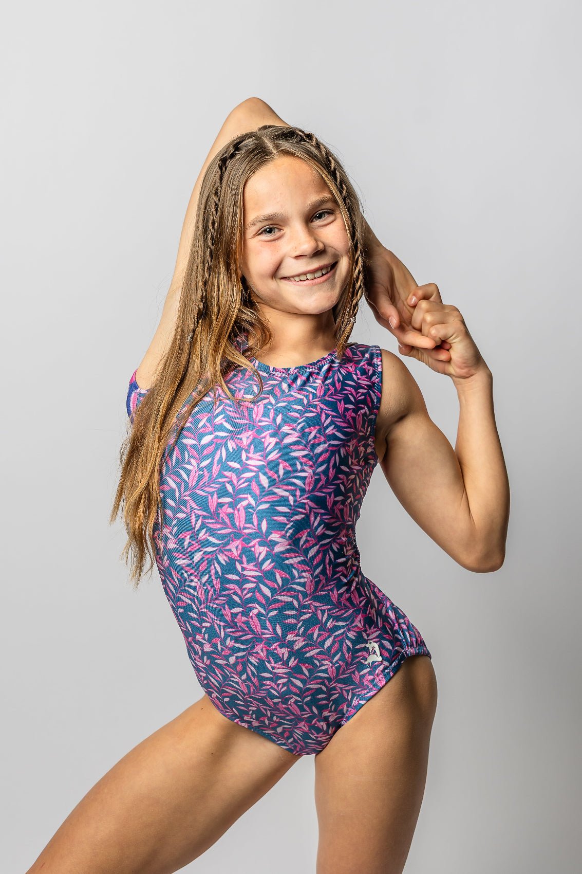 Confetti Pop Pink & Purple Gymnastics Leotard for Girls (Choose Your Style) - Foxy’s