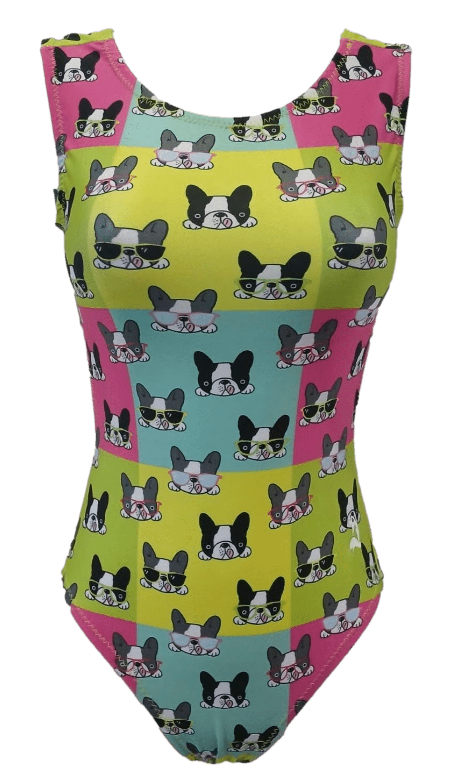 Cool Frenchie Leotard for Girls - Foxy’s
