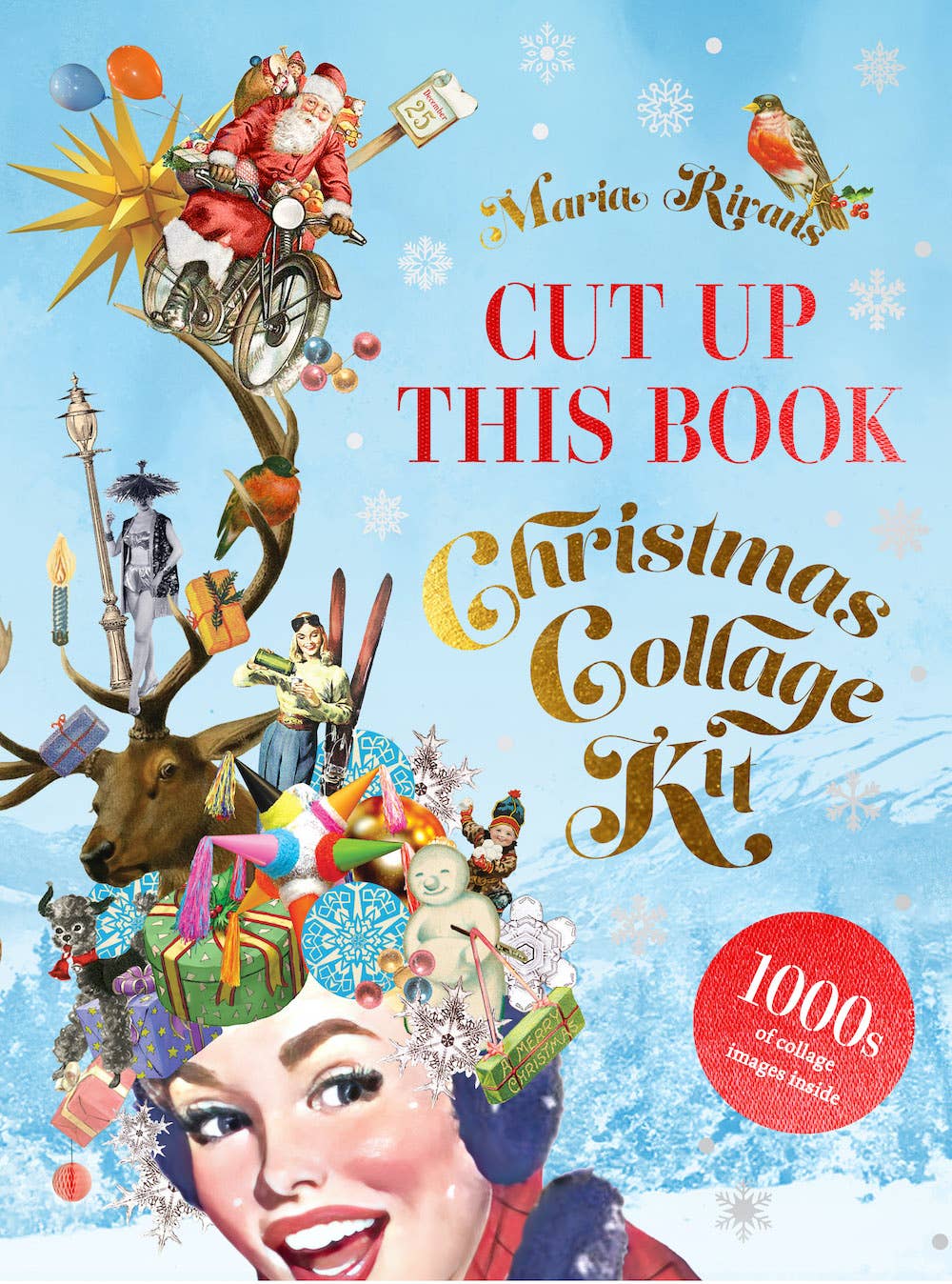 Cut Up This Book: Christmas Collage Kit - Foxy’s