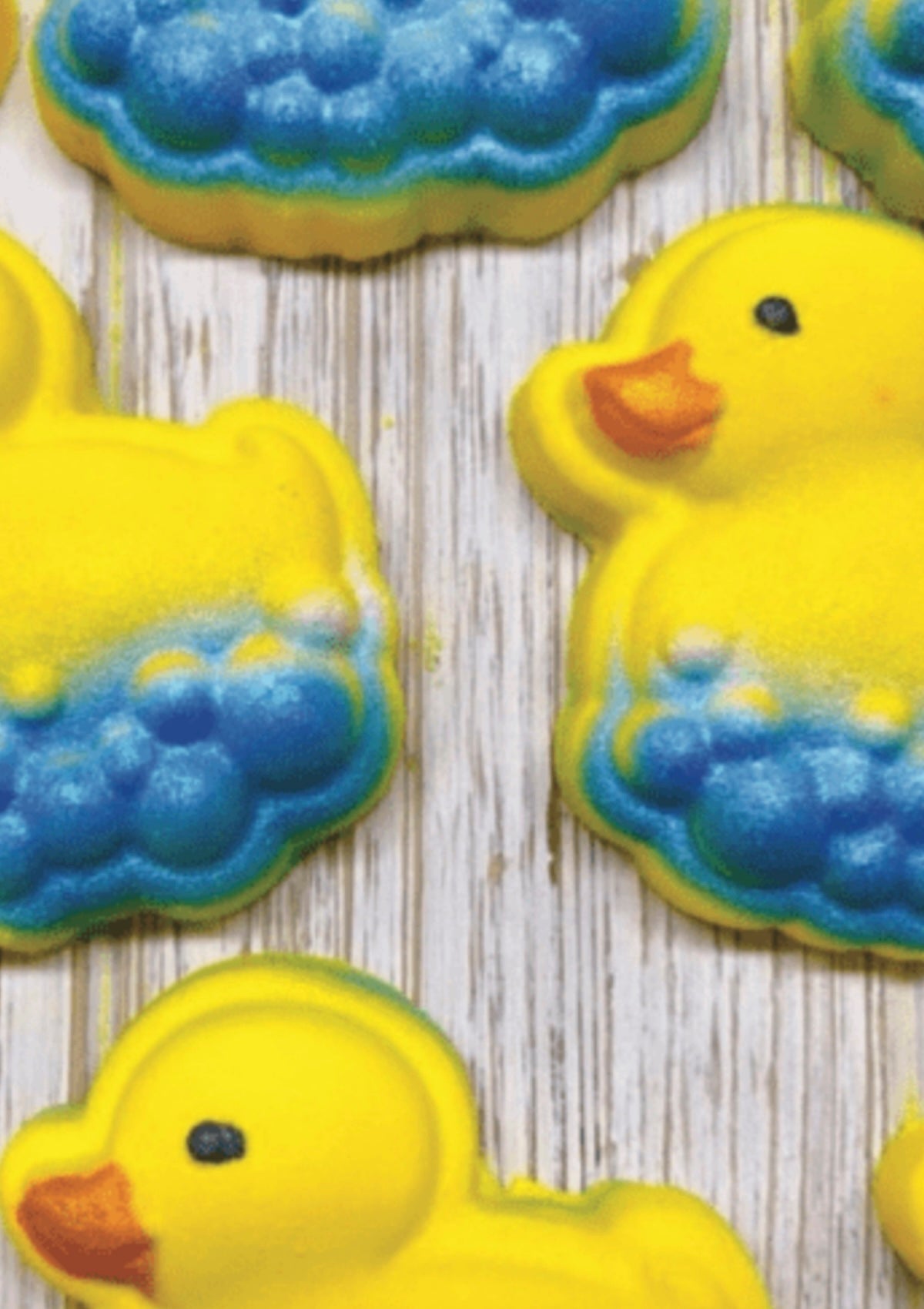 Rubber Ducky Bath Bomb - Fun, Scented & Hand - Painted | Fizz Soakery - Foxy’s