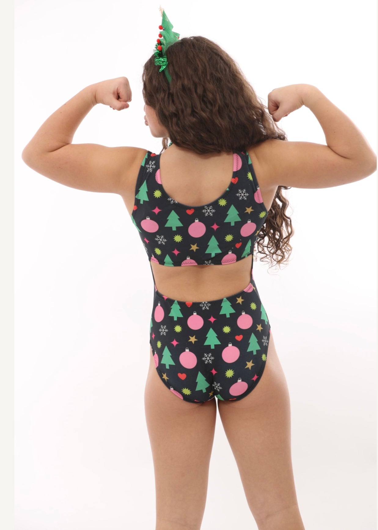 Happy Holidays Leotard - Foxy’s