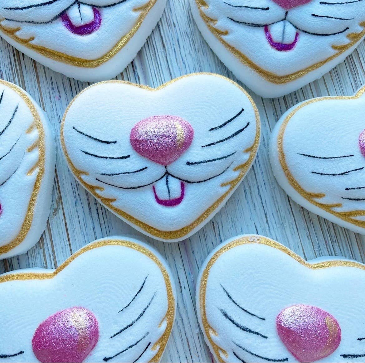 Bunny Love Easter Bath Bomb - Handmade, Cruelty - Free, Perfect Easter Basket Gift! - Foxy’s