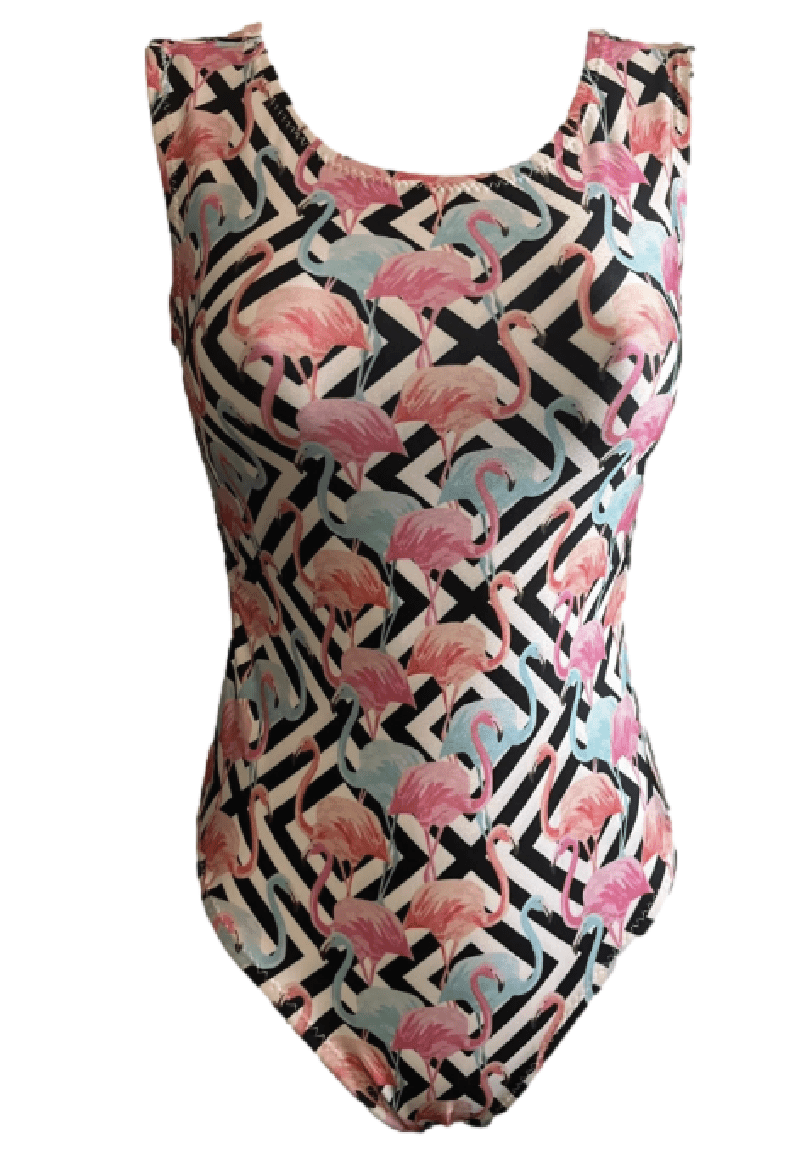 Foxy's Flamingo Leotard - Gymnastics & Dance - Made in USA - Foxy’s