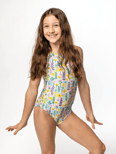 Vice Versa Bee & Garden Leotard Set – Bestie & Sibling Matching Gymnastics Leotards - Foxy’s