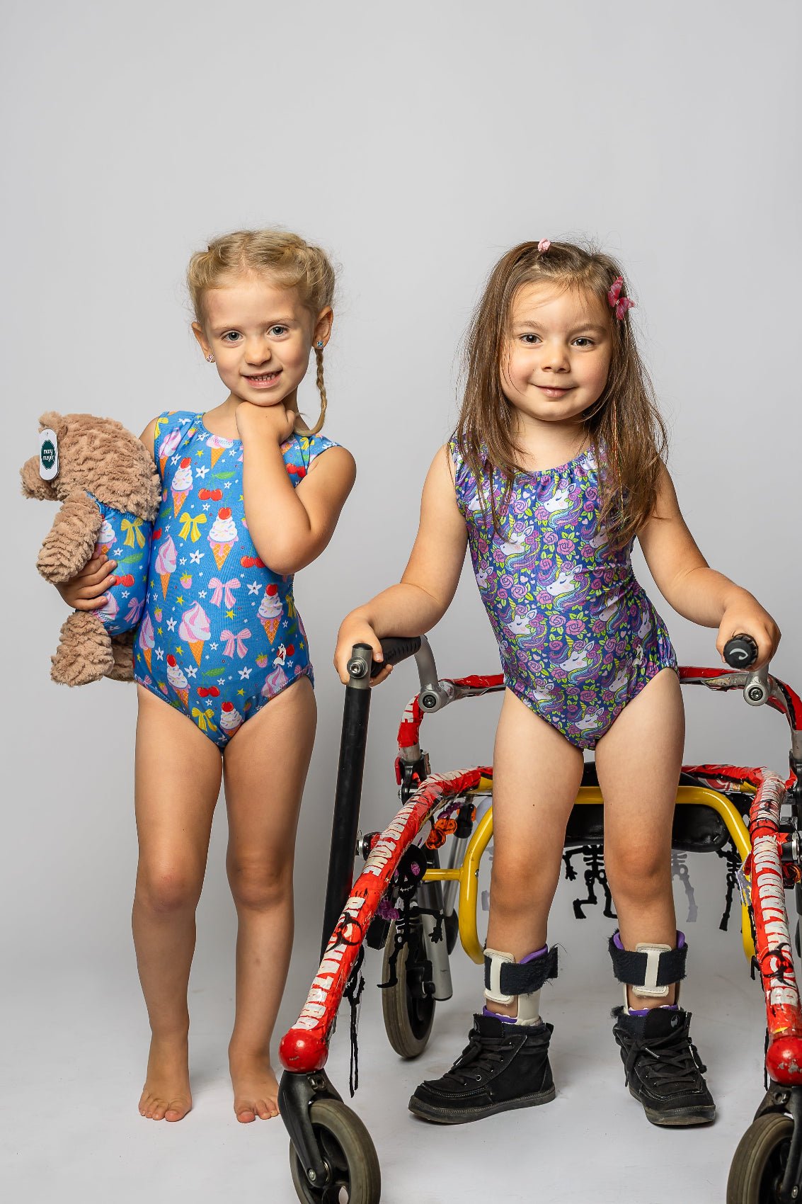 Majestic Unicorn Tumble Tot Set with Matching Doll Leotard - Foxy’s