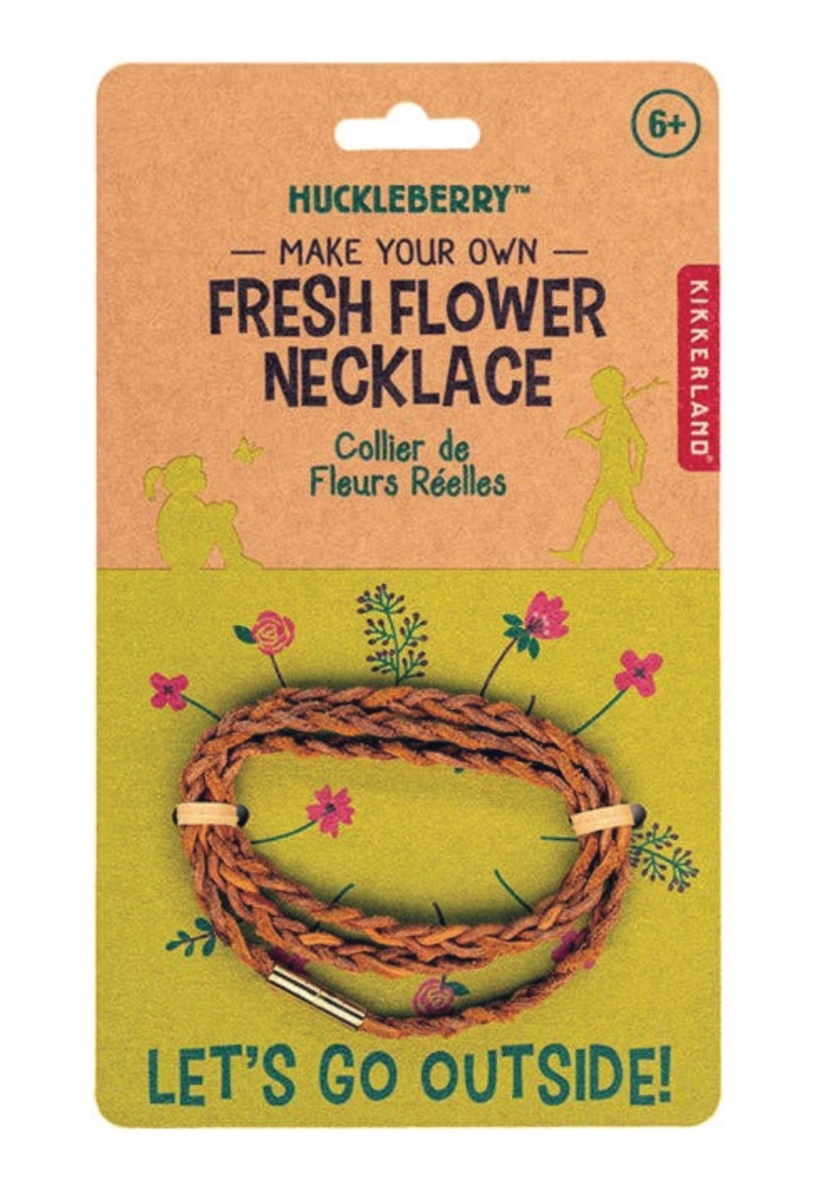Huckleberry Fresh Flower Necklace Kit - Nature - Inspired Jewelry Making Fun! - Foxy’s