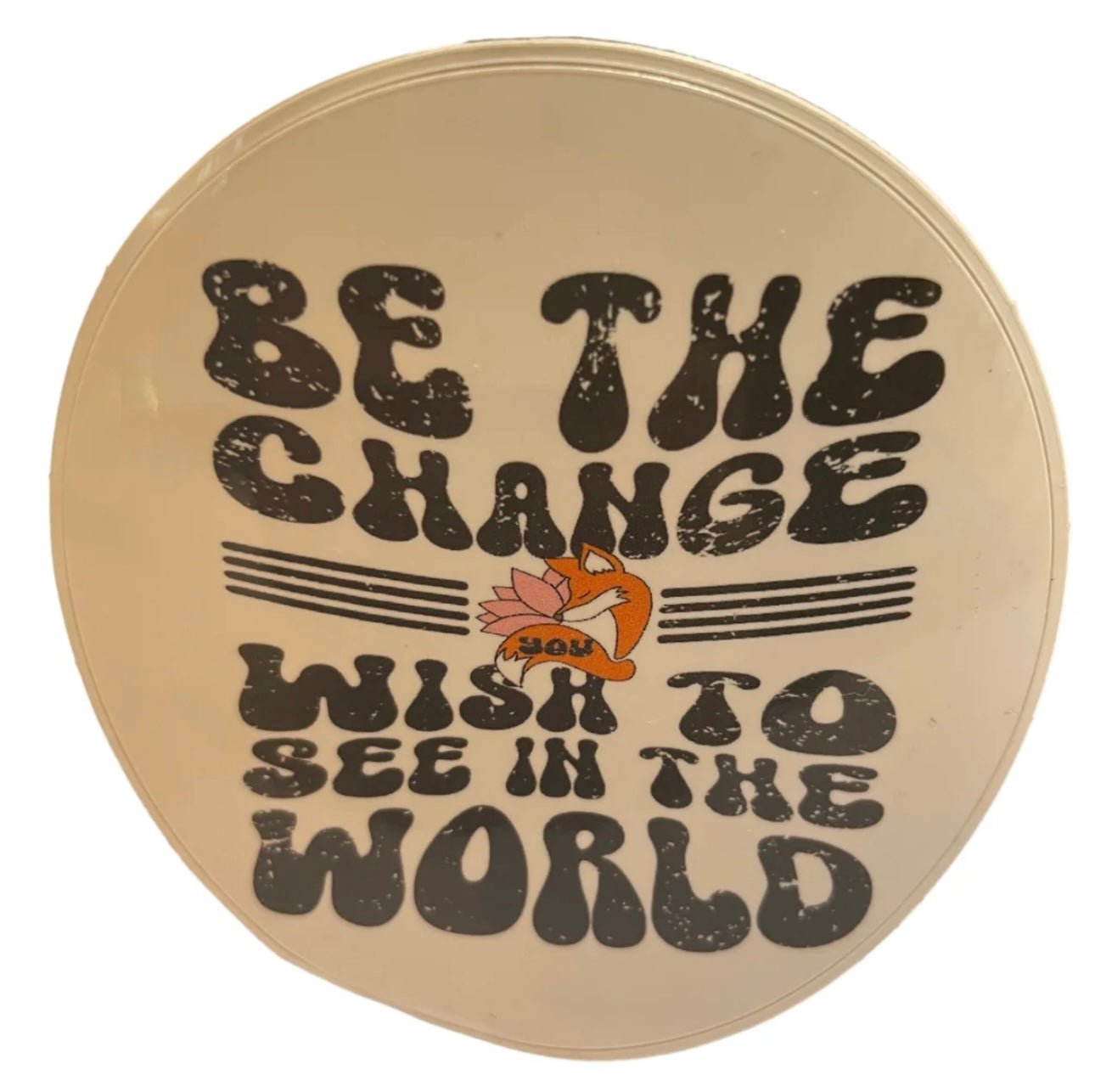 Be The Change Gymnastics Leotard - Inspiring Quote, Free Sticker! - Foxy’s