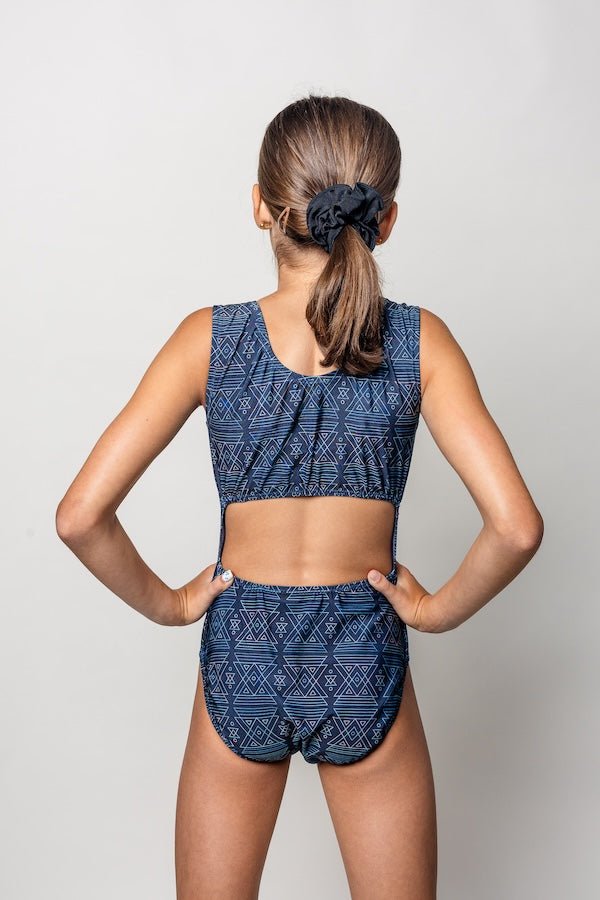 Geo Storm Leotard for Girls - Gymnastics & Dance - Foxy's Leos - Foxy’s