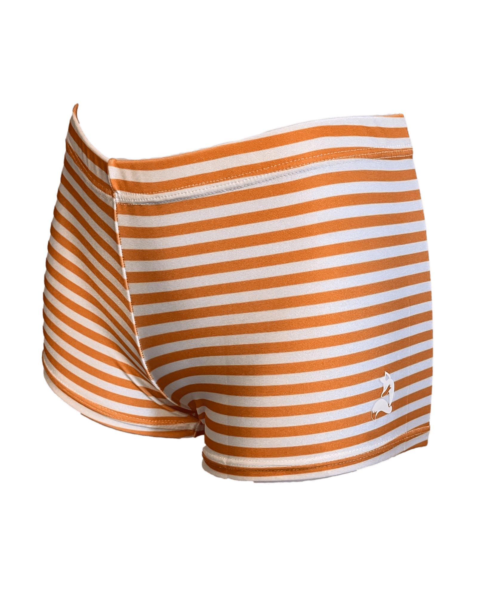 Striped Orange Performance Shorts - Foxy’s