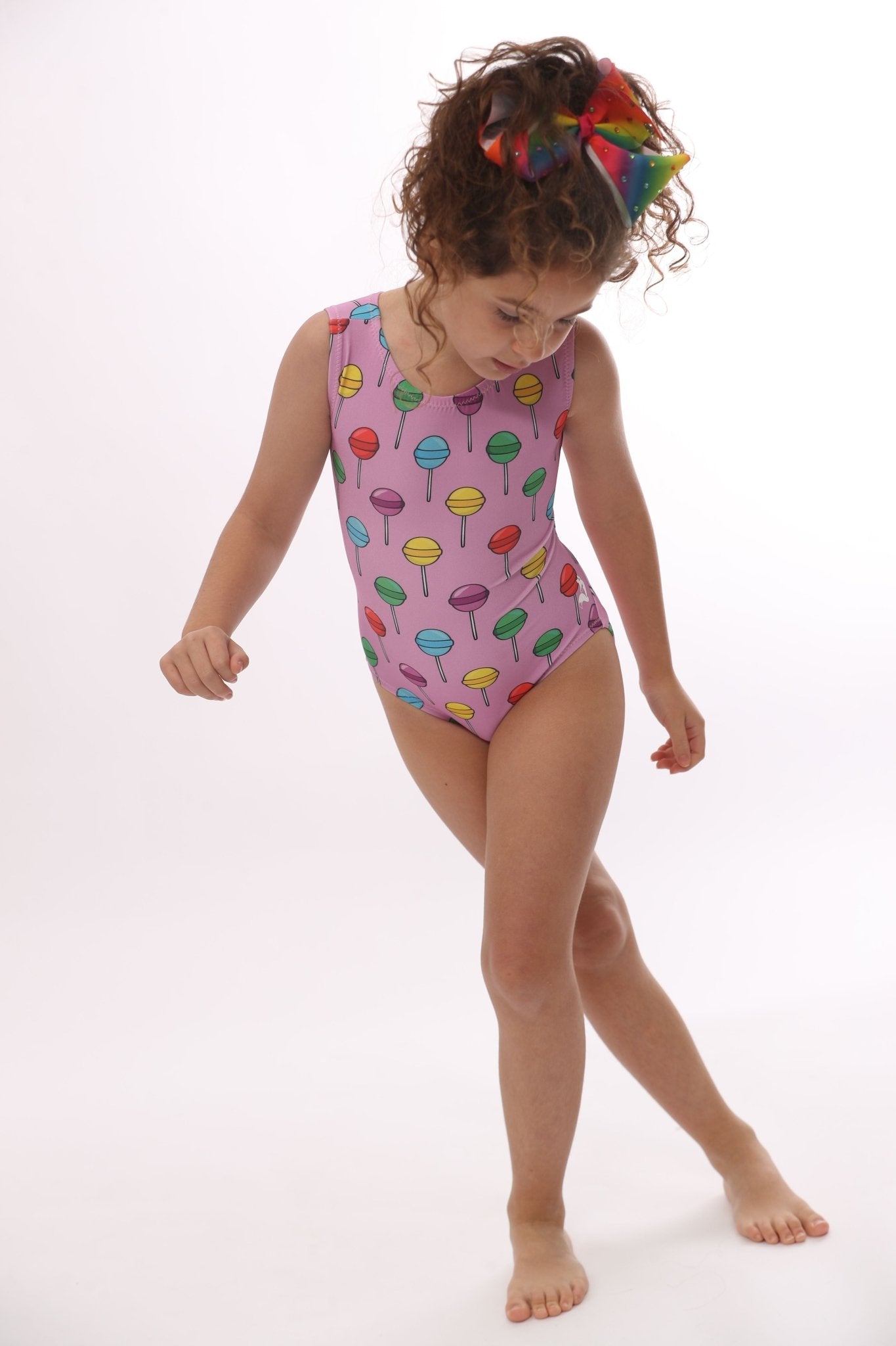 Suckers Leotard & Doll Set - Foxy's Tumble Tot Gymnastics Leotard - Matching Scrunchie Included! - Foxy’s