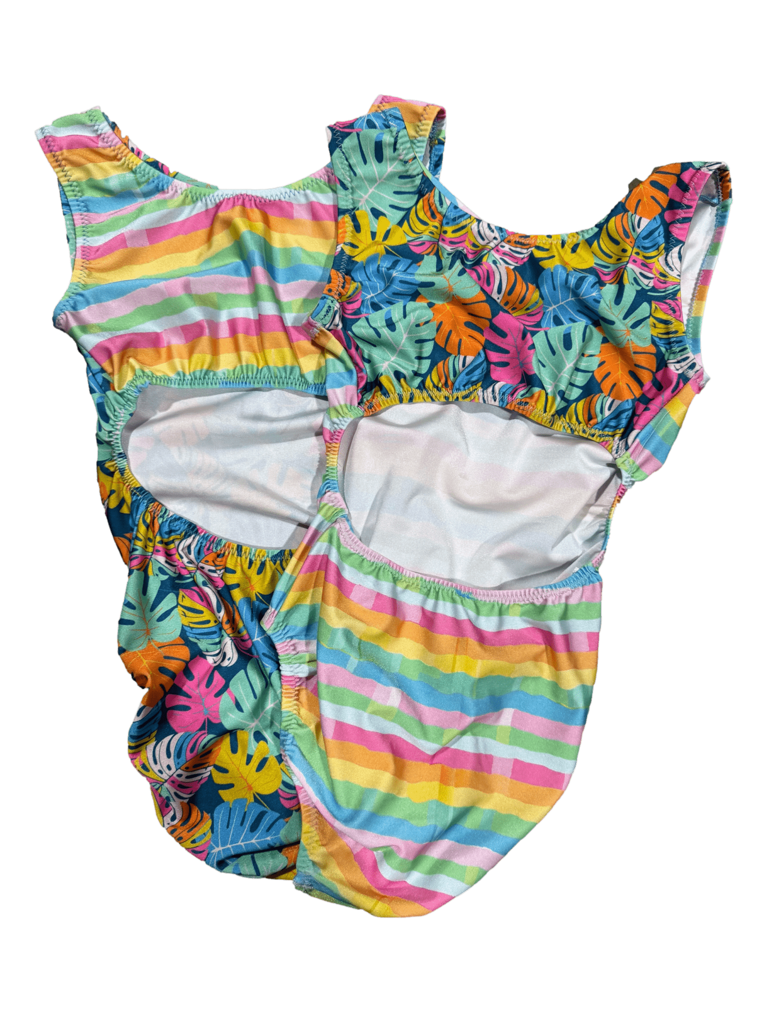 Rainbow Palms Vice Versa Gymnastics Leotard - Foxy's Leotards - Foxy’s