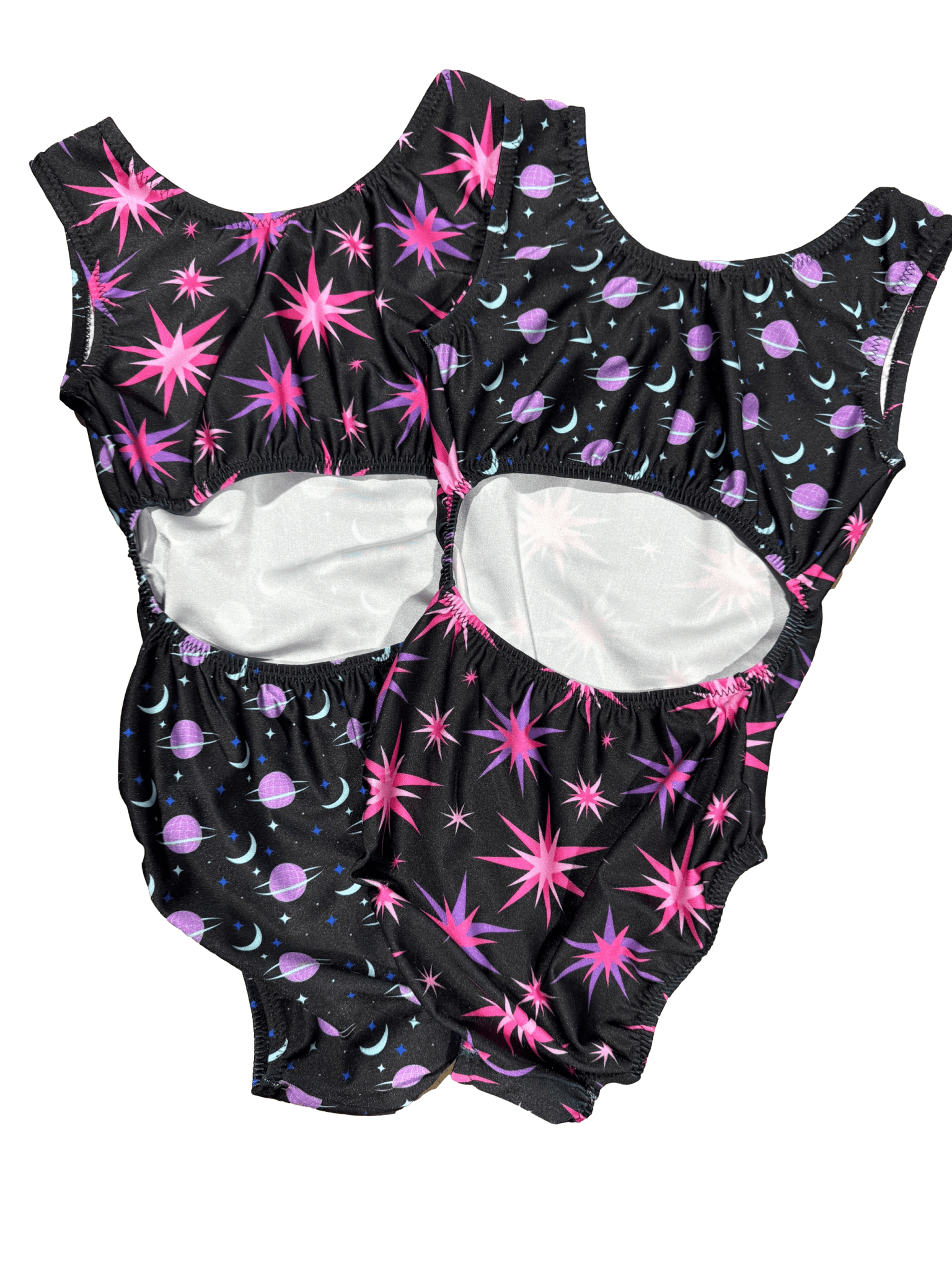 Girls' Stars & Planets Gymnastics Leotard - Foxy's Leotards - Choose Your Style! - Foxy’s