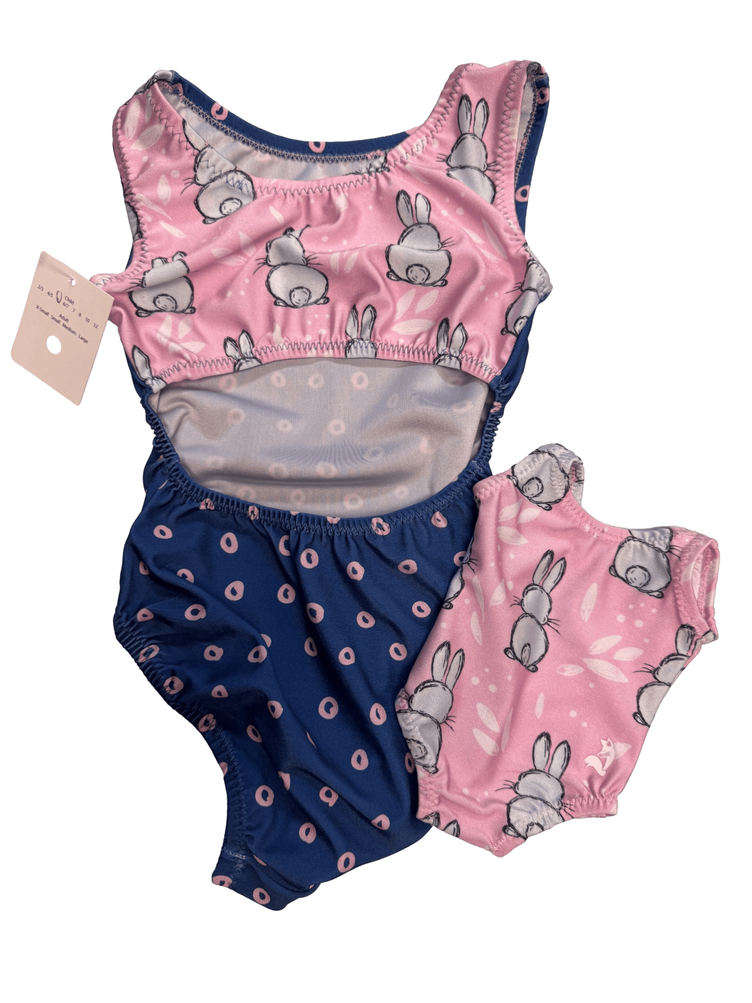 Bunny Leotard & Doll Set for Toddlers | Foxy's Tumble Tots Collection - Foxy’s