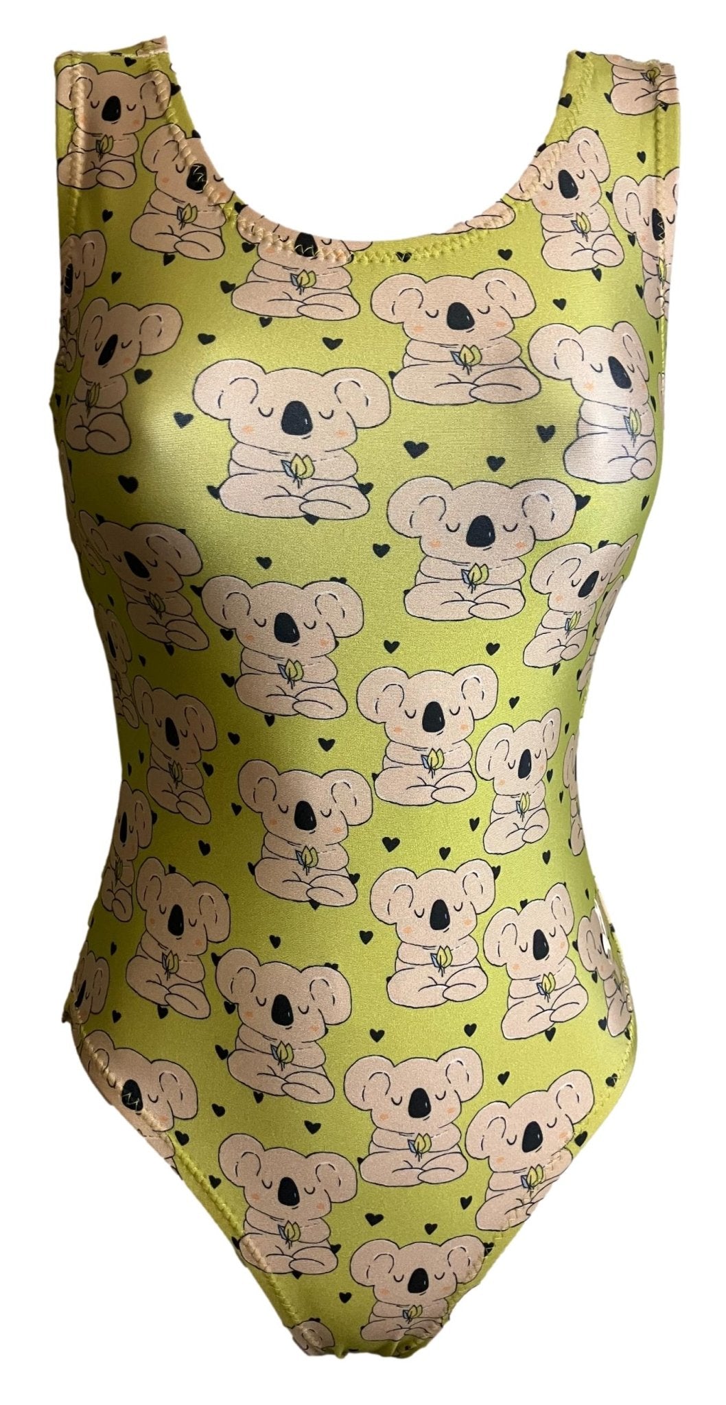 Peaceful Koala Gymnastics Leotard - Open Back, Comfy Foxy's Leo - Foxy’s