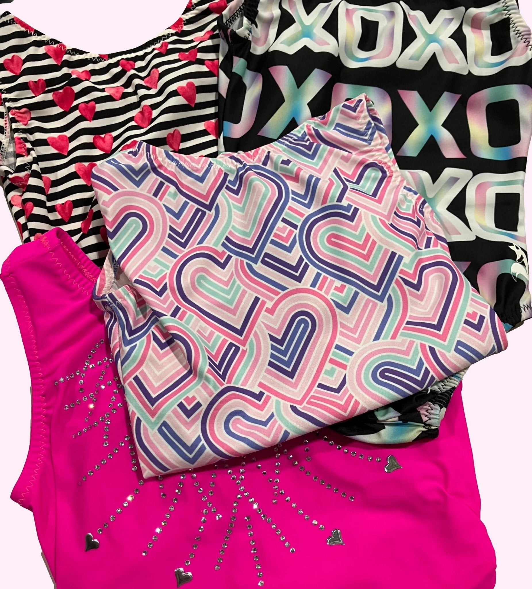 Valentine's Day Gymnastics Leotard Mystery - Foxy's Leos - Surprise Print! - Foxy’s