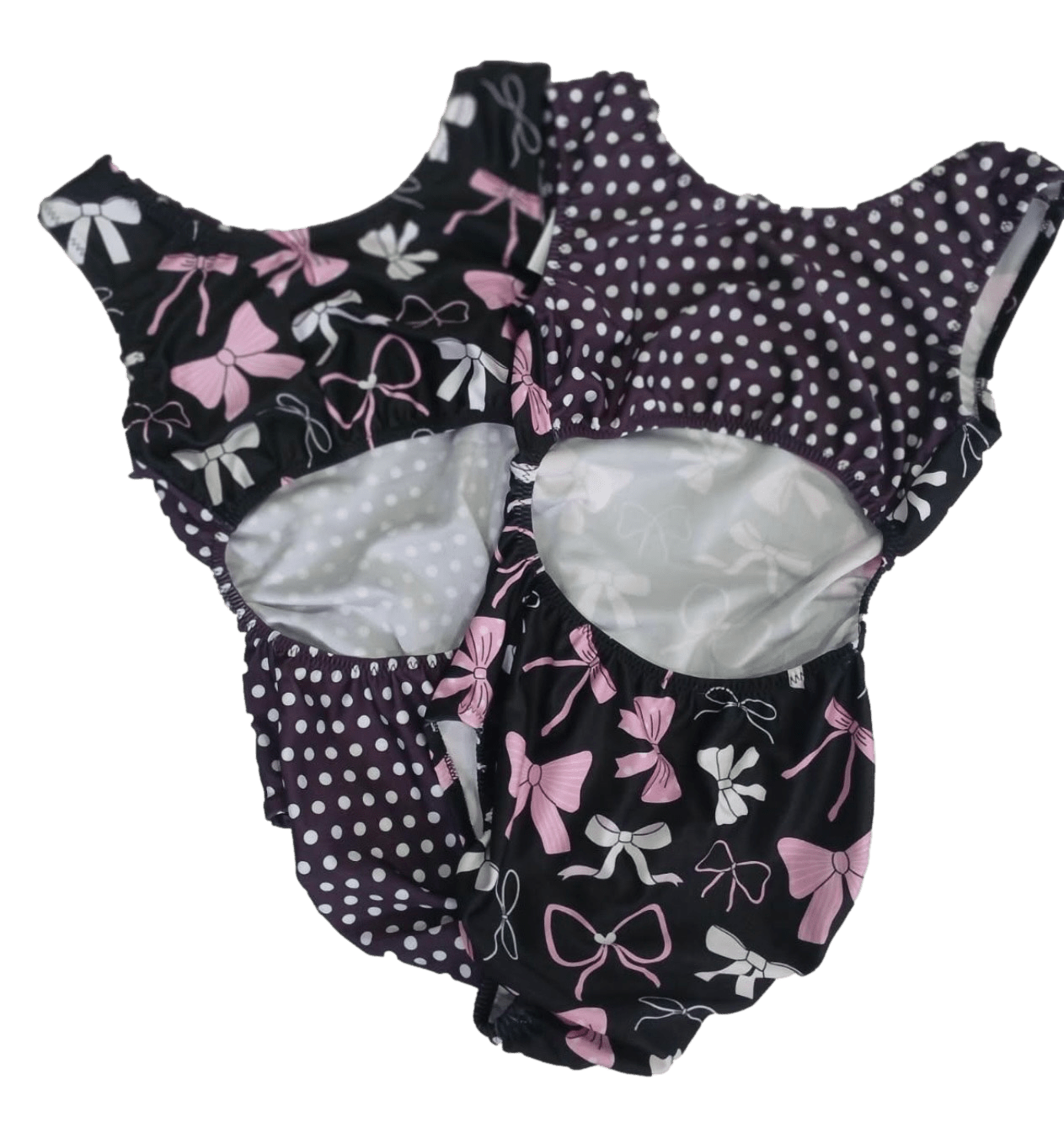 Polka Dot Bow VICE VERSA Leotard for Girls (Choose Your Style) - Foxy’s