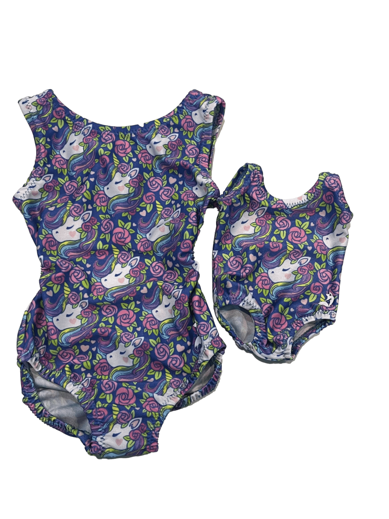Majestic Unicorn Tumble Tot Set with Matching Doll Leotard - Foxy’s