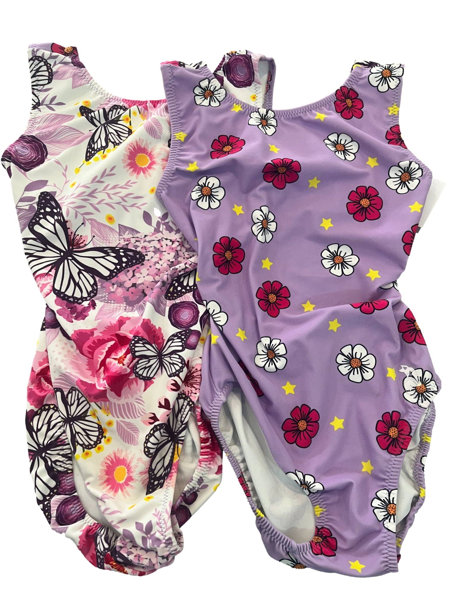 Ultra Soft Floral Butterfly Foxy's Leotard - Foxy’s