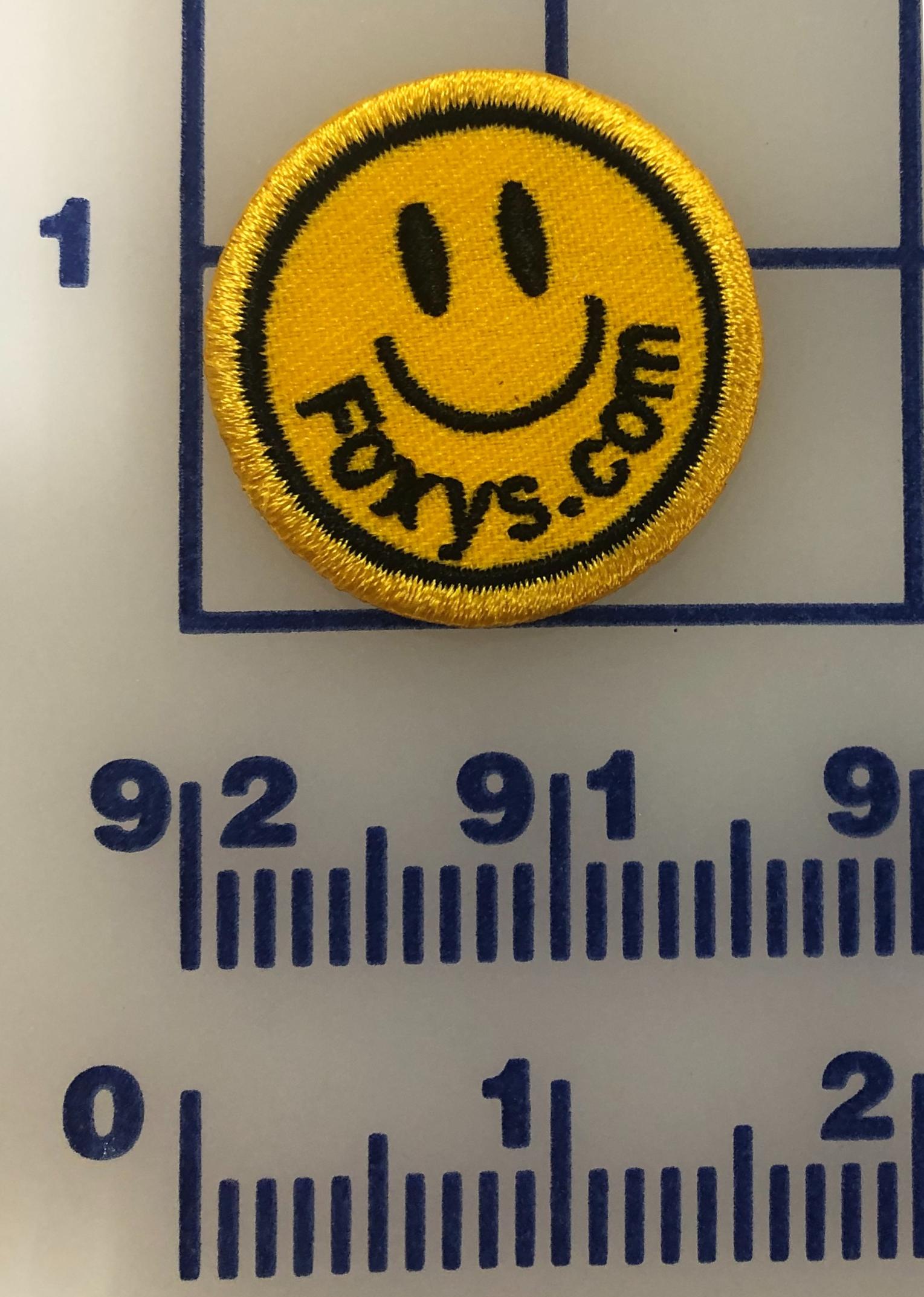 Smiley Face 1.5" Iron on Patch - Foxy’s