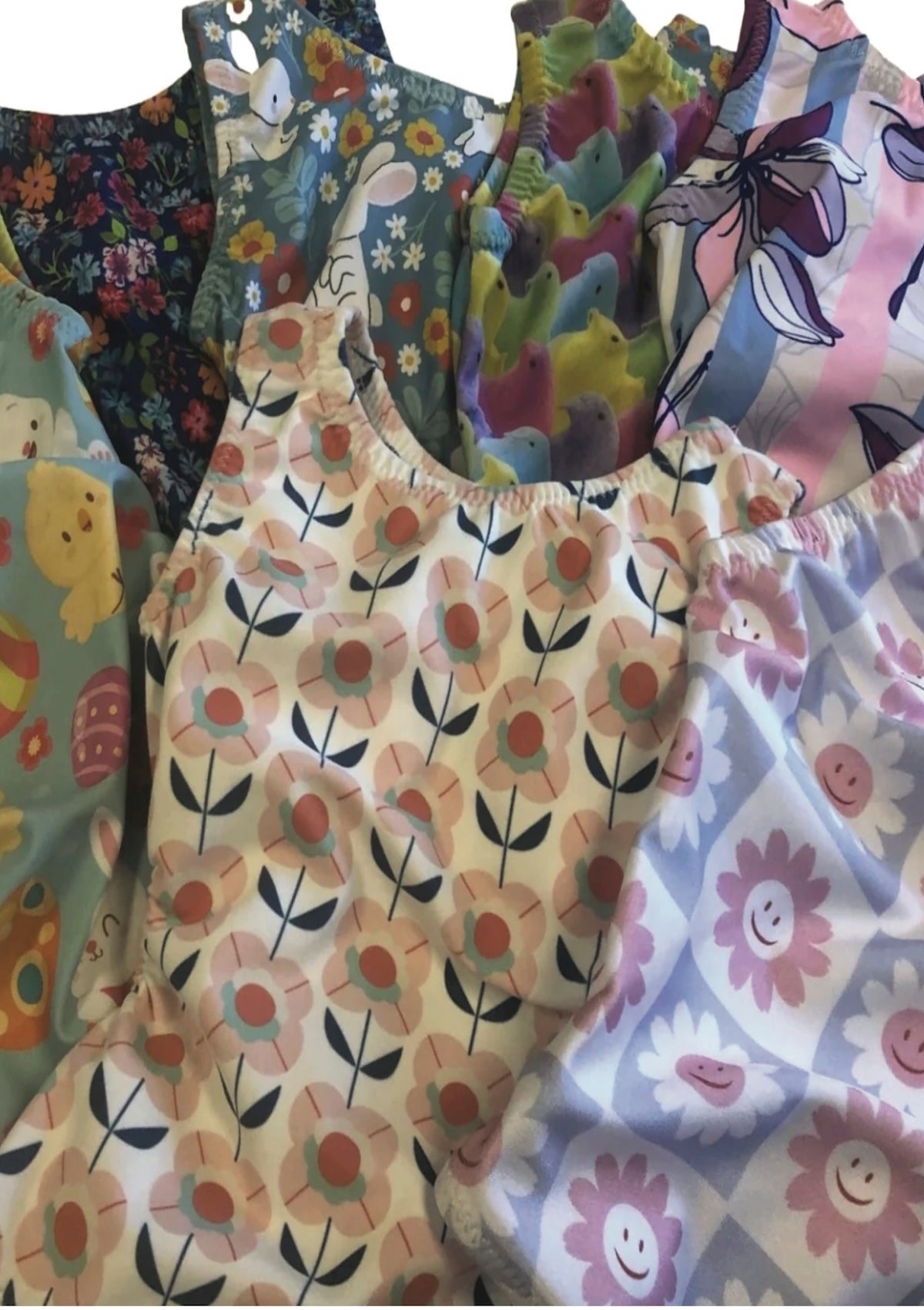 Surprise! Mystery Easter Leotard | Foxy's Leos: Fun Prints & Comfy Fit - Foxy’s