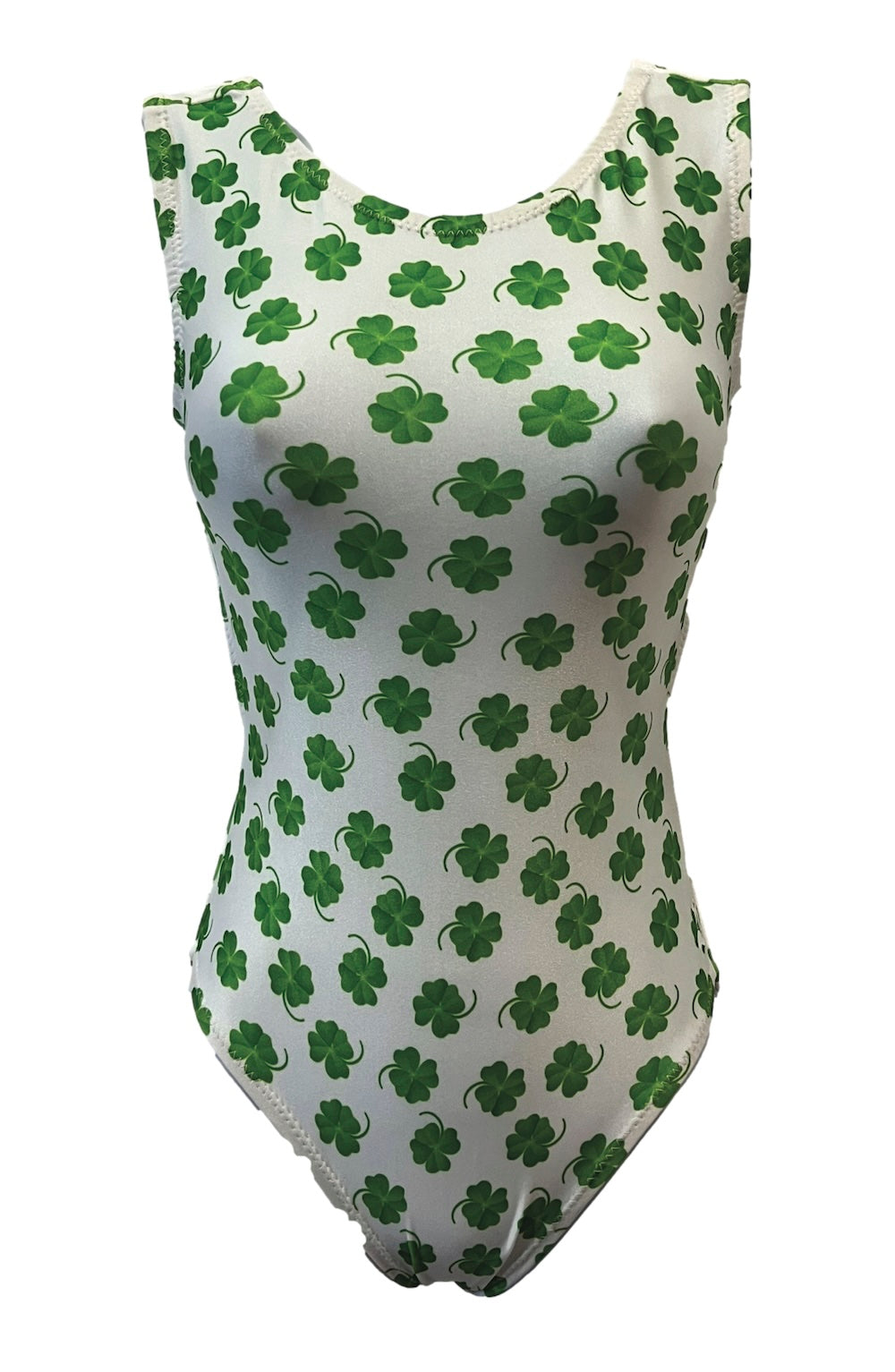 Lucky Four-Leaf Clover Leotard for St. Patty's Day | Gymnastics Leotard