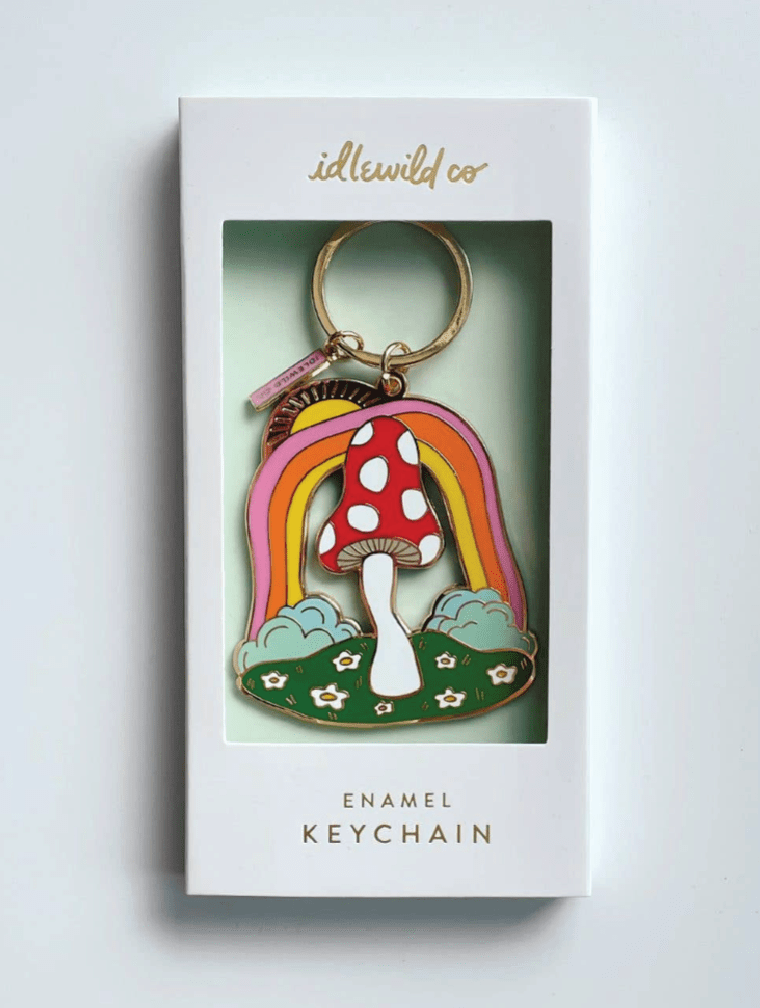 Enamel Keychain | Magic Mushroom - Foxy’s