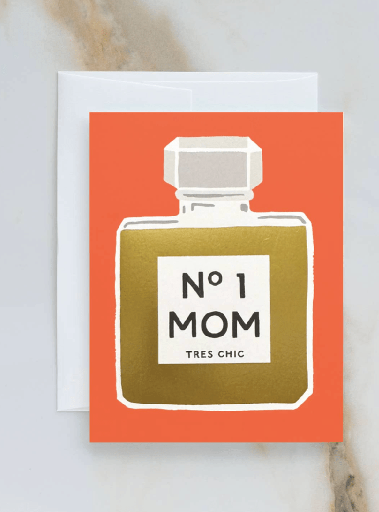 No. 1 Mom Greeting Card - Foxy’s
