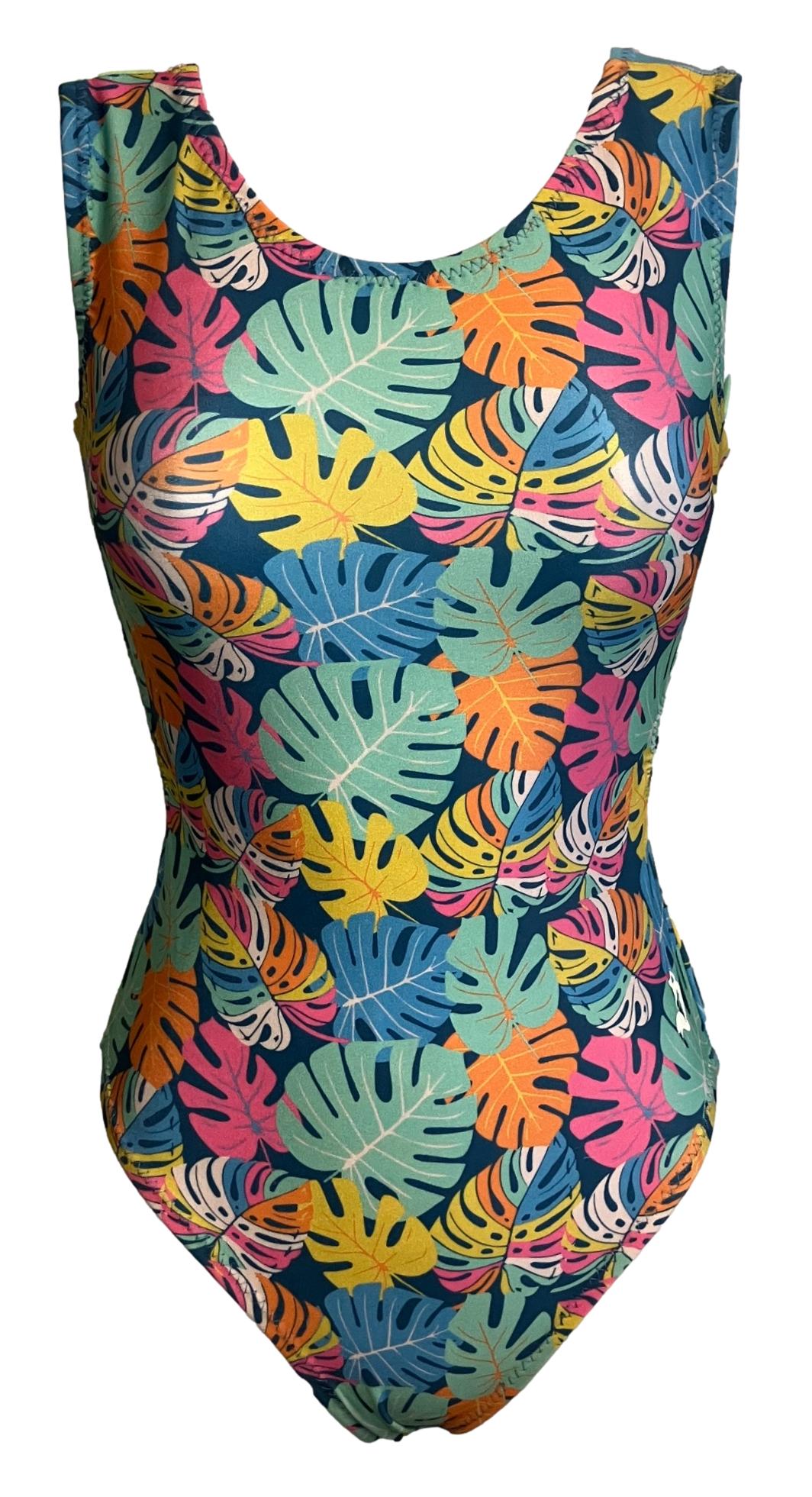 Rainbow Palms Vice Versa Gymnastics Leotard - Foxy's Leotards - Foxy’s