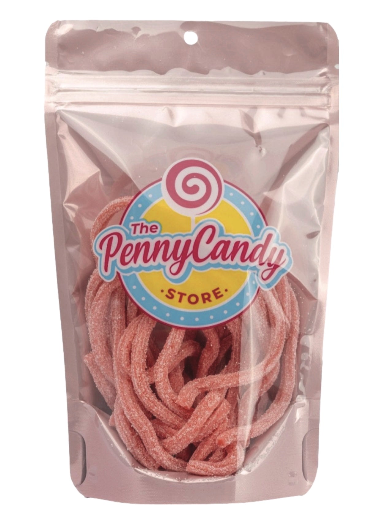 Pink Lemonade Sour Straws Candy - Foxy’s