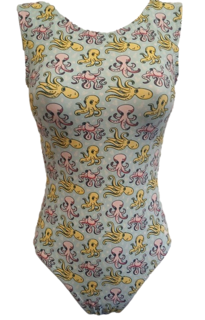 ultra soft octopus leotard for girls