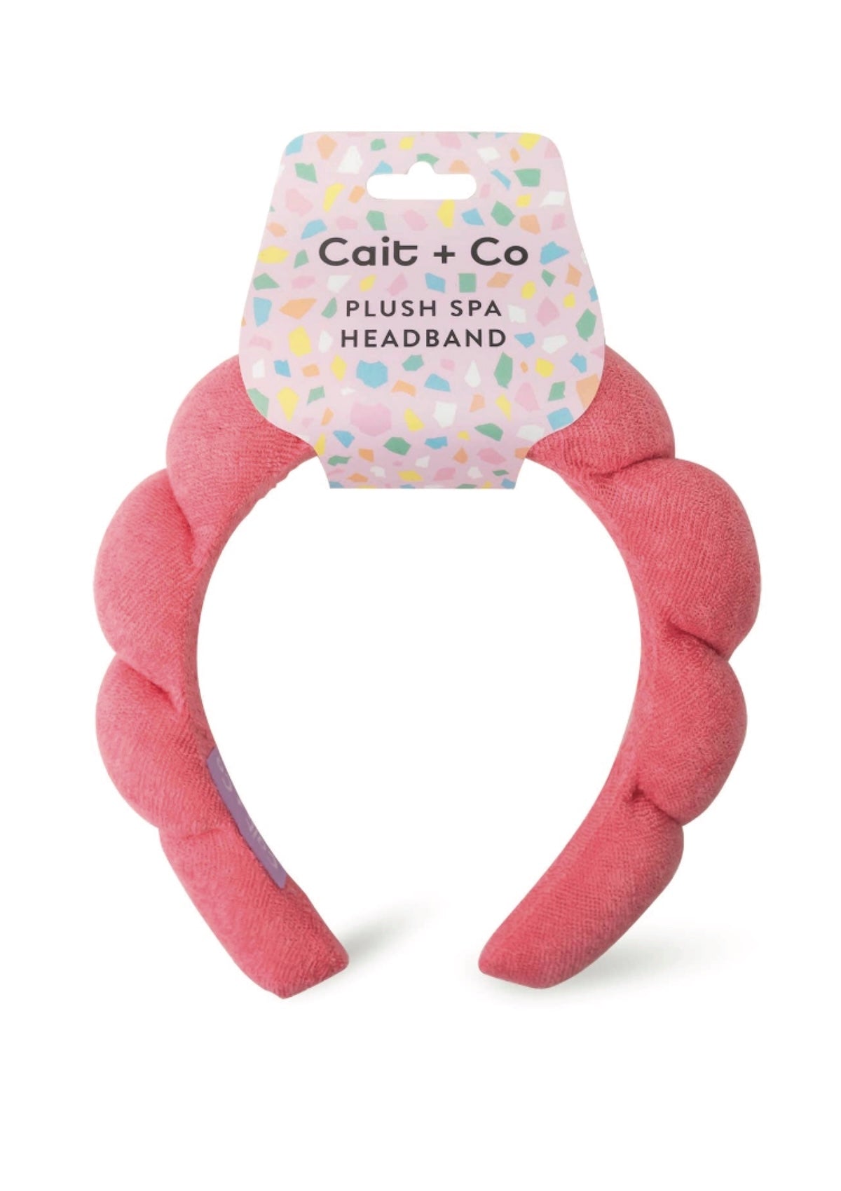 Plush Spa Headband - Pearl - Gem Collection | Soft Terry Cloth Facial Headband for Skincare & Makeup Application - Foxy’s