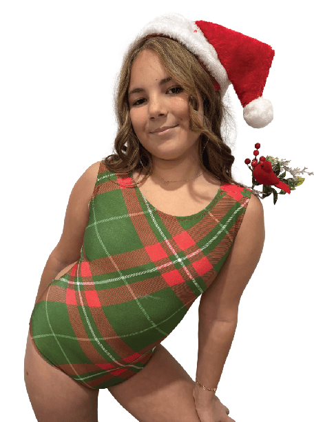 Christmas Classic Gymnastics Leotard | Foxy's Leotards - Choose Your Style! - Foxy’s