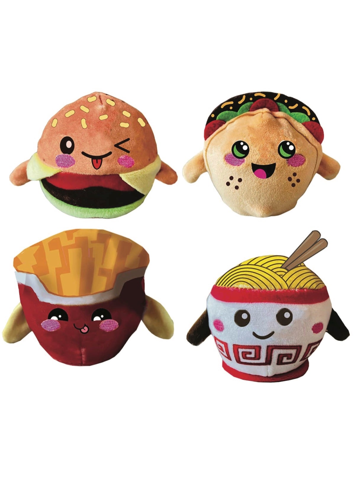 PBJ's Fast Food Plushies: Collectible Taco, Burger, Fries & Ramen! - Foxy’s