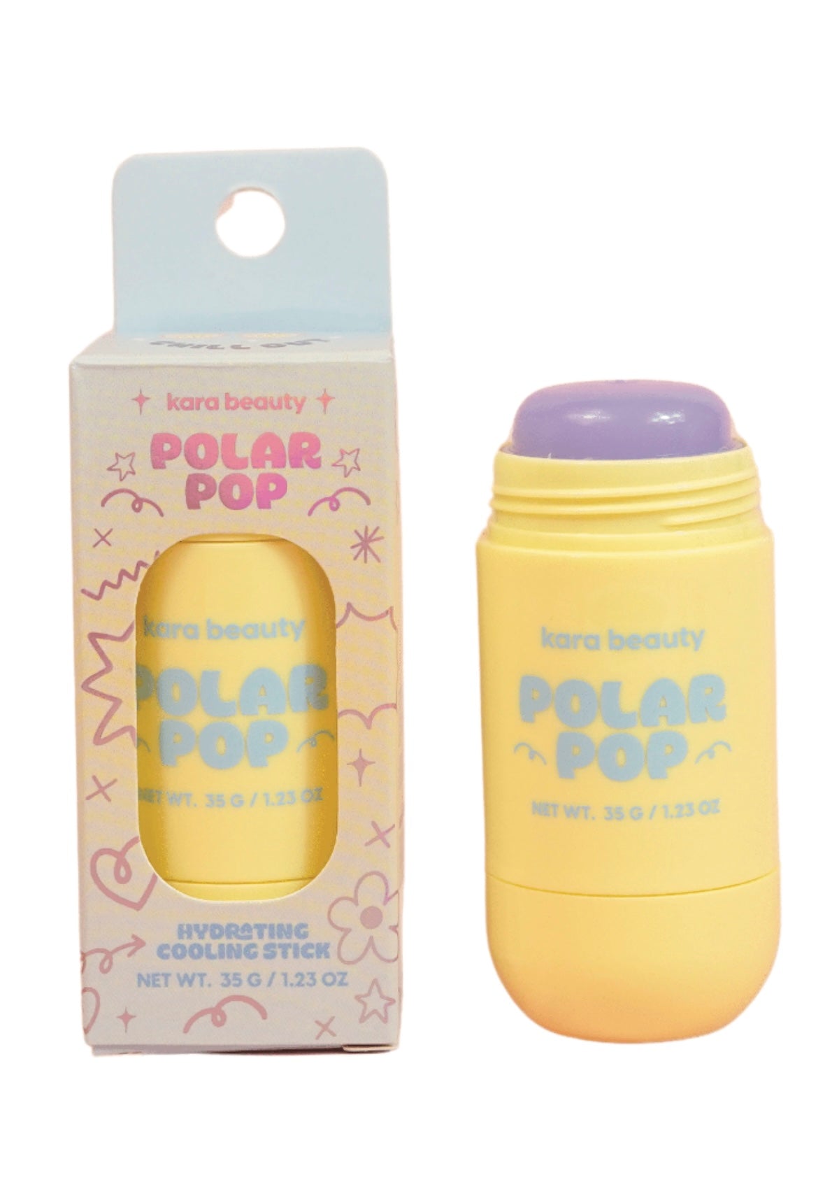 Polar Pop Cooling Stick - Under Eye Puffiness Relief with Sea Moss & Vitamin E - Foxy’s