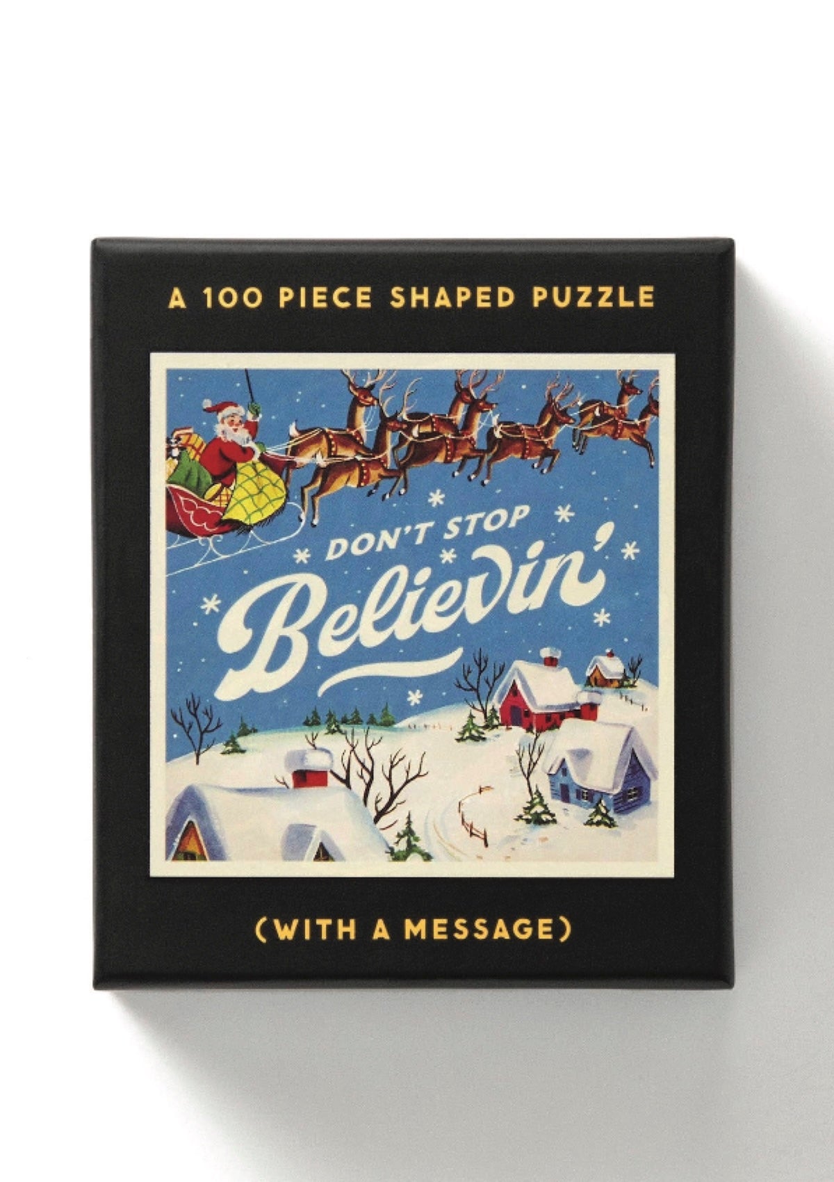 Brass Monkey Don't Stop Believin' 100 Piece Mini Puzzle - Foxy’s