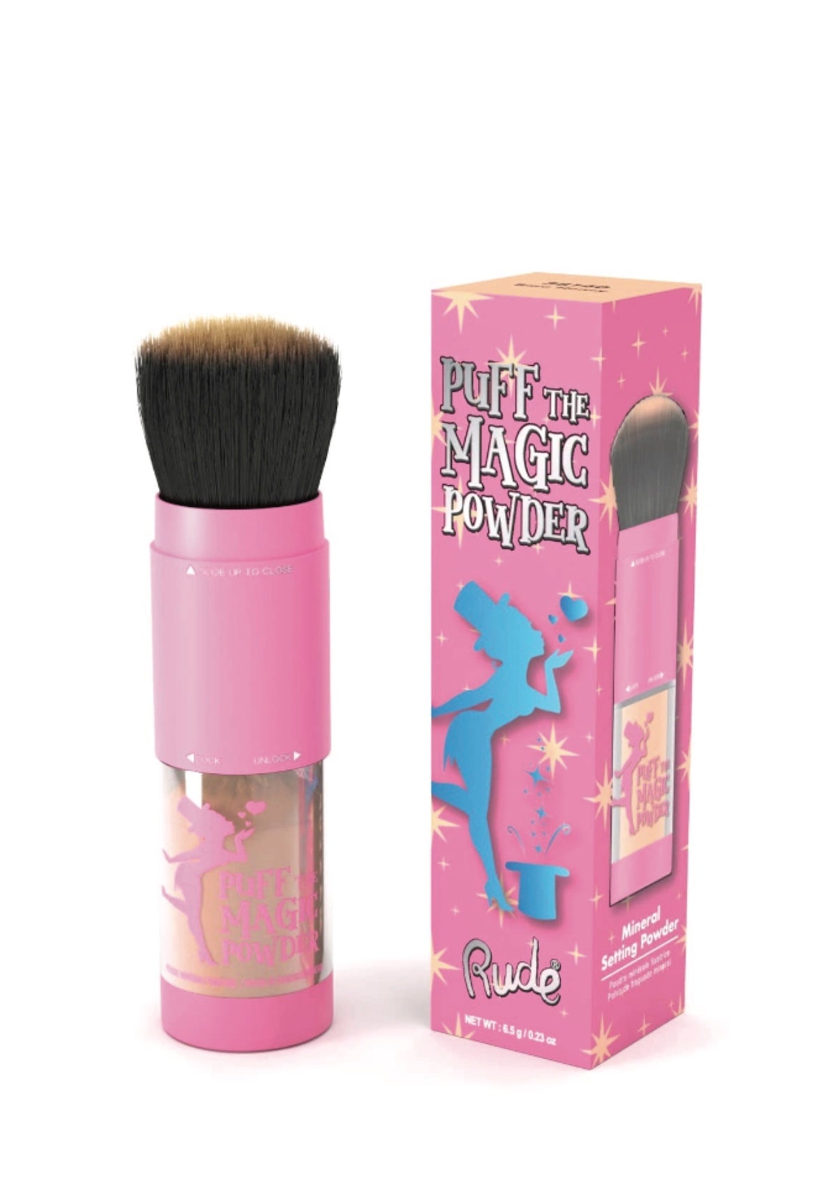 Puff The Magic Powder - Translucent Setting Powder with Brush | Rude Cosmetics - Foxy’s