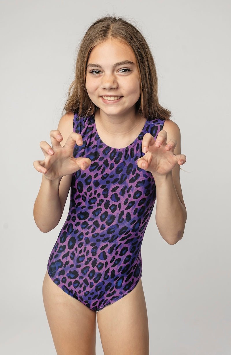 Purple Panther Foxy's Gymnastics Leotard - Foxy’s