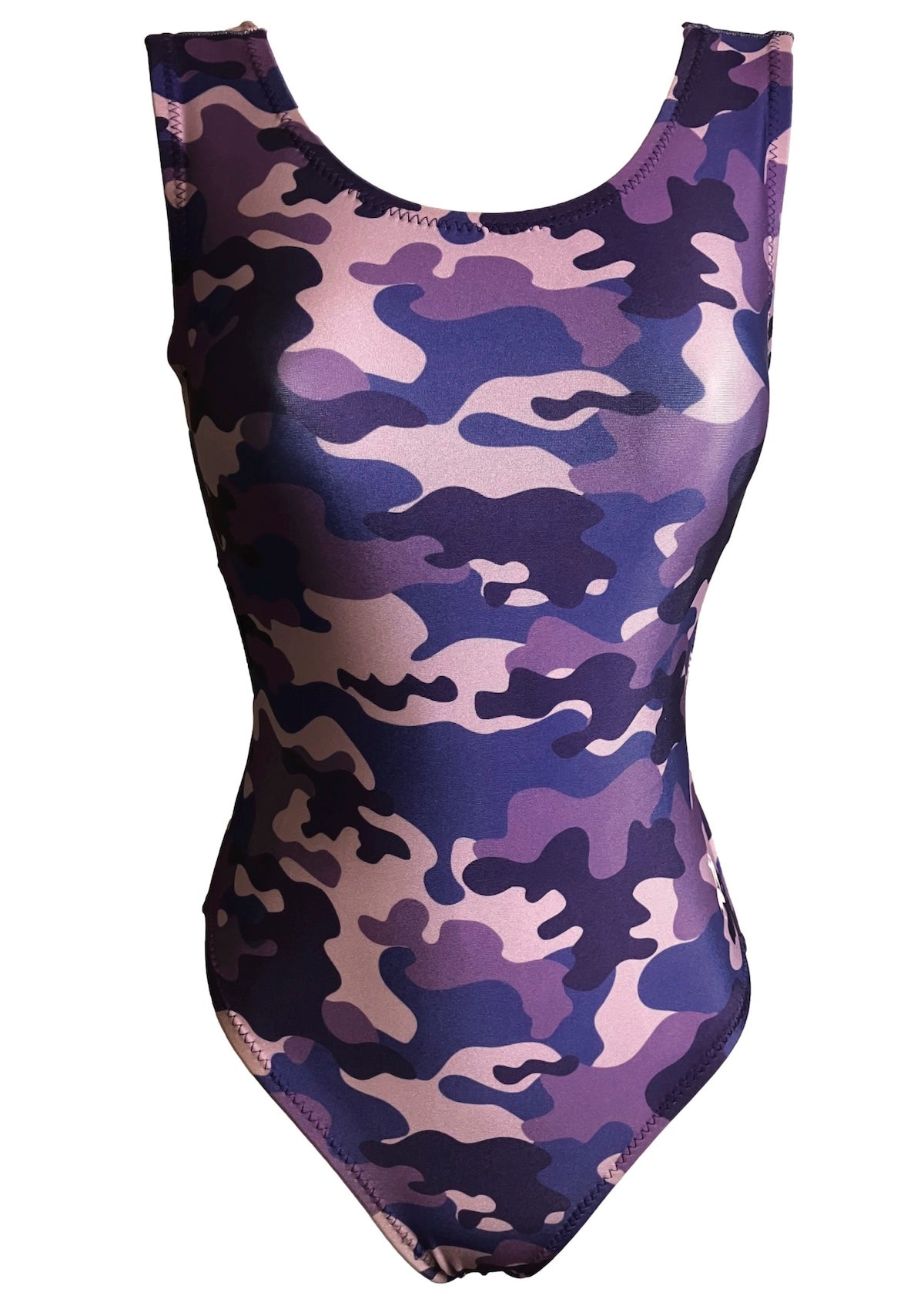 Purple Camo Leotard for Gymnastics & Dance | Foxy's Leotards - Made in USA - Foxy’s