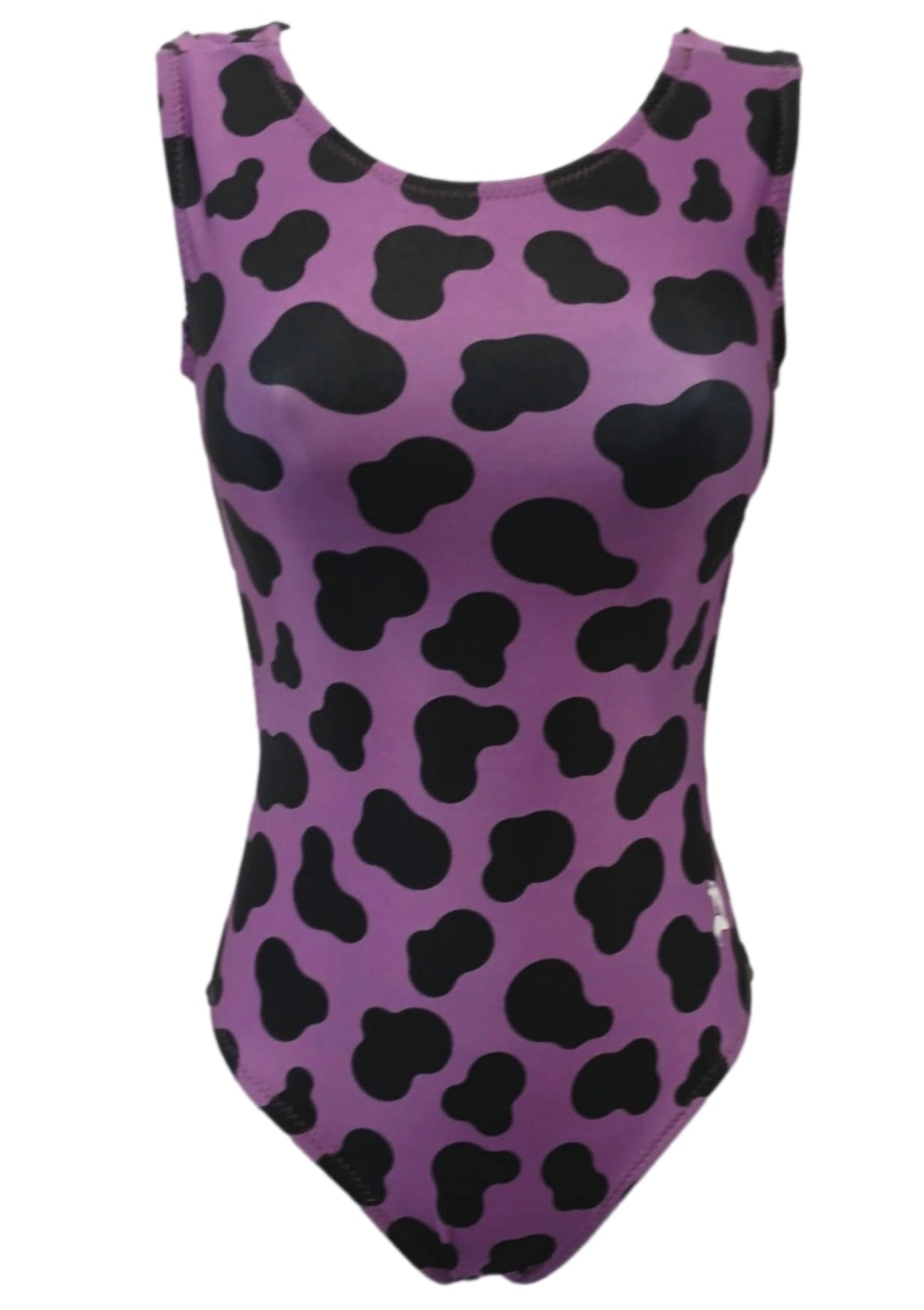 Purple Passionate Cow Gymnastics Leotard by Foxy's - Foxy’s