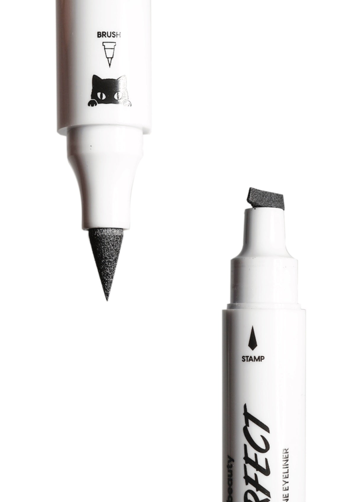 Purrfect Stamp & Line Eyeliner - Black | Cat Eye Wing Effect - Foxy's - Foxy’s